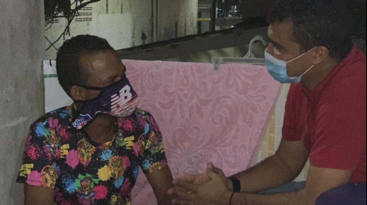 Jhon Rodriguez y Rodney Castro.