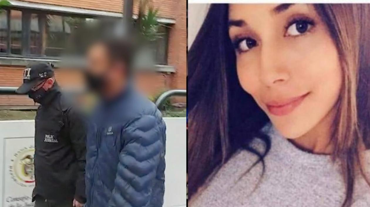 El capturado y Ana María Castro.