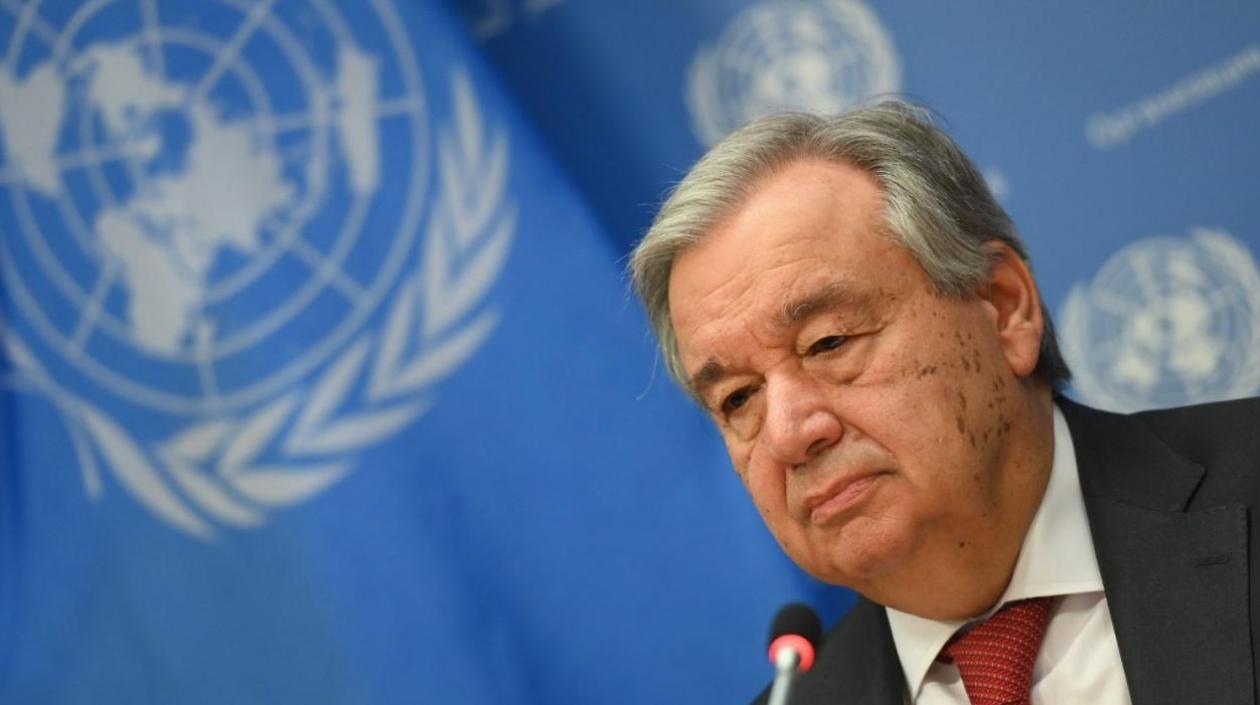 El secretario general de la ONU, António Guterres.
