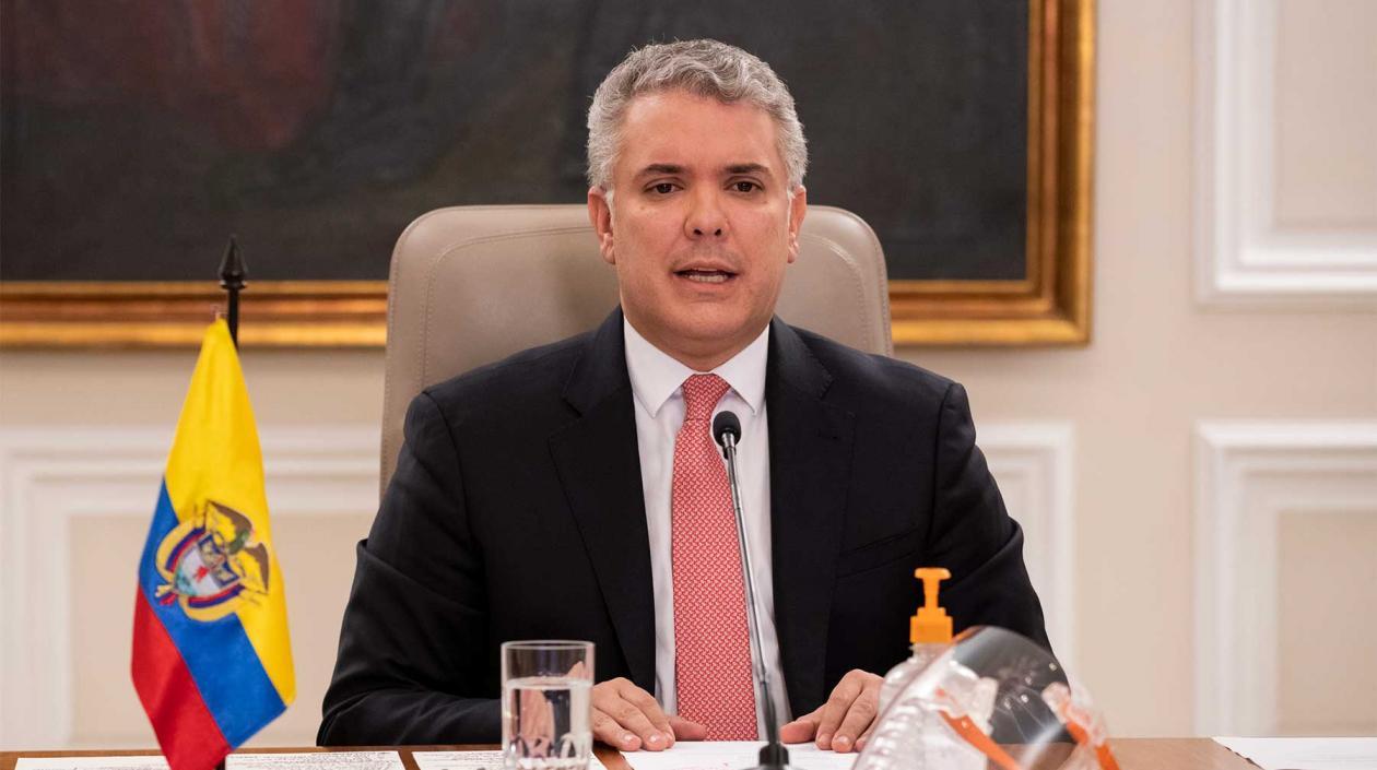Iván Duque, presidente.