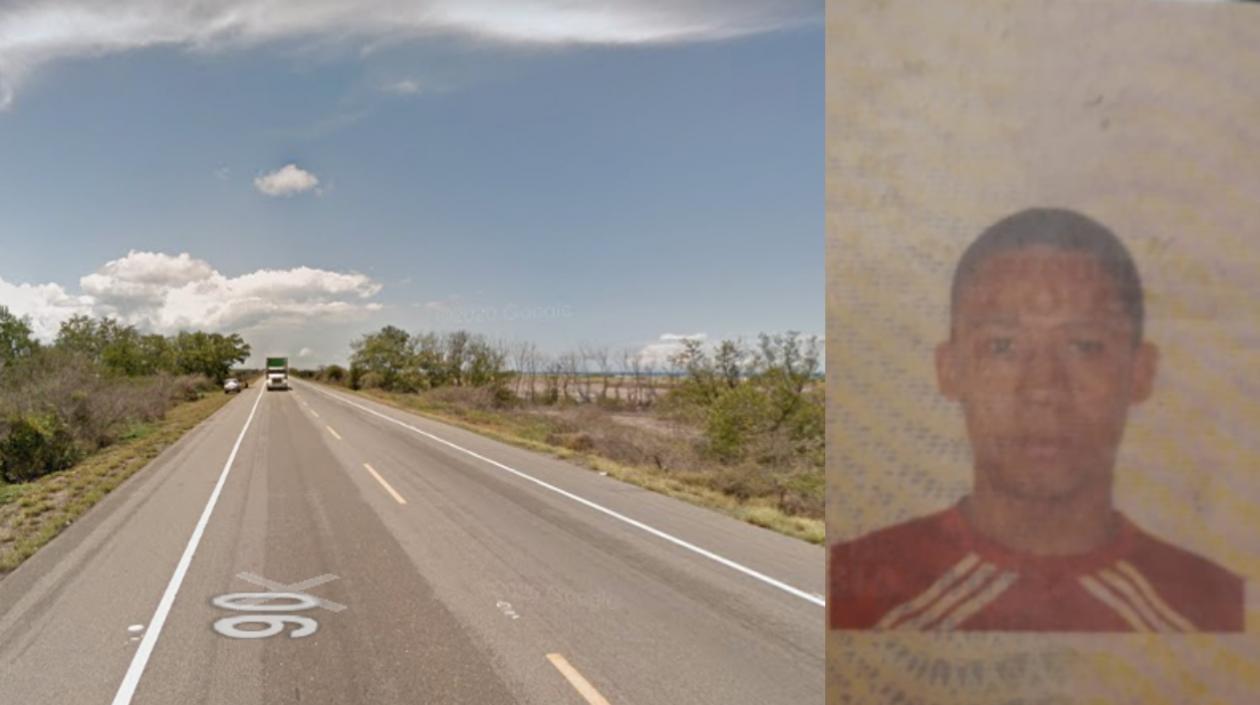 Yerson Luis Hernández falleció en un accidente en la vía Barranquilla - Ciénaga. 