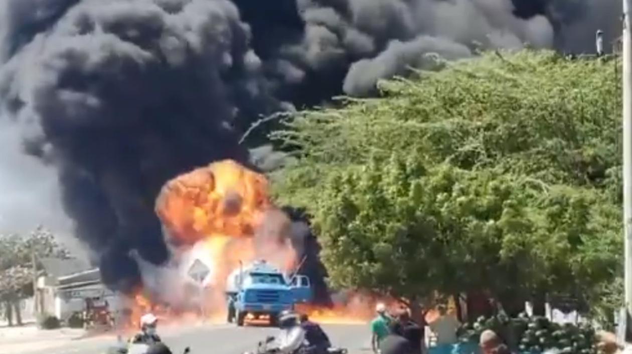 Lugar de los hechos en Maicao.