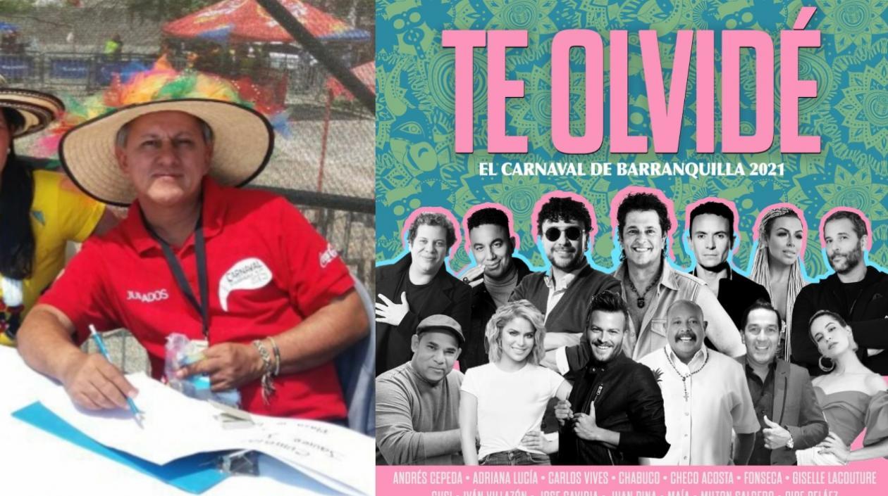 Javier Jiménez García e imagen de "Te olvidé".