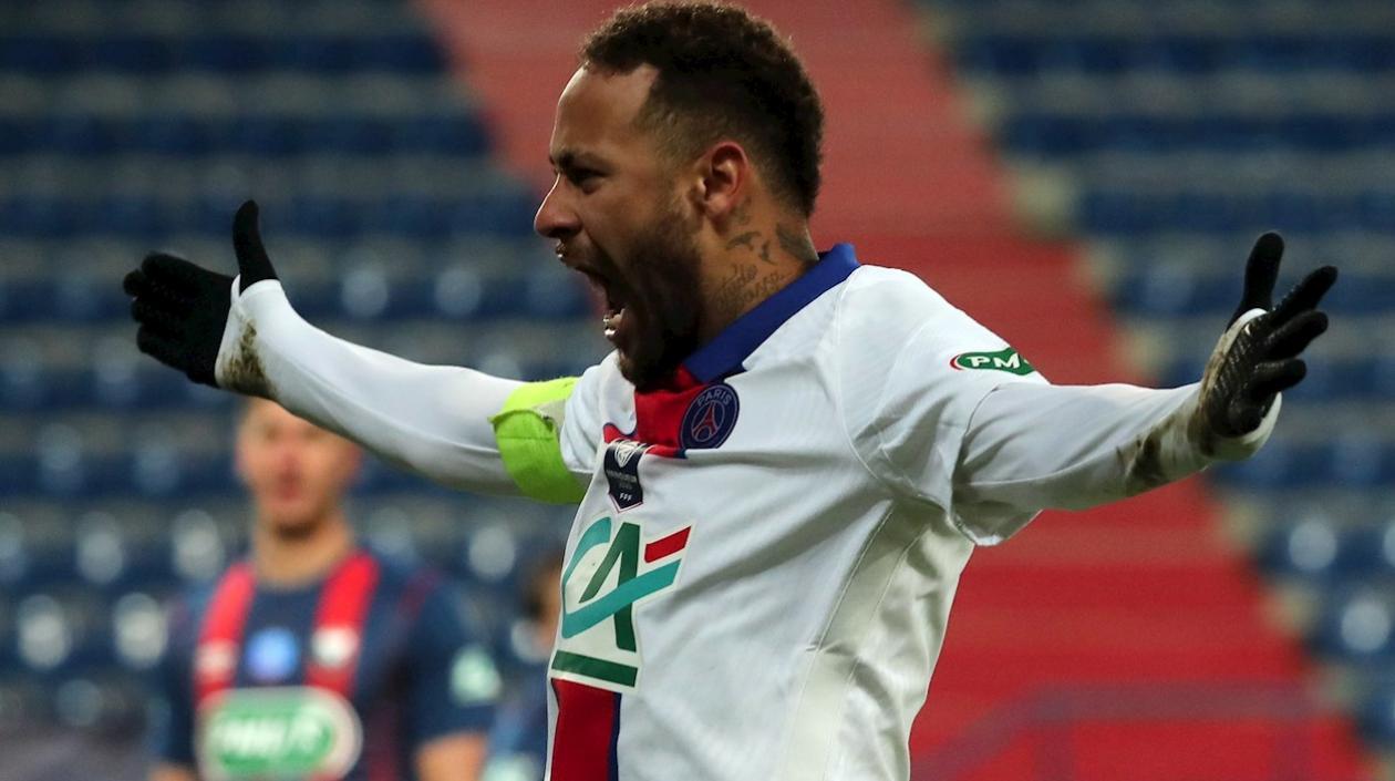 Neymar, jugador brasileño.