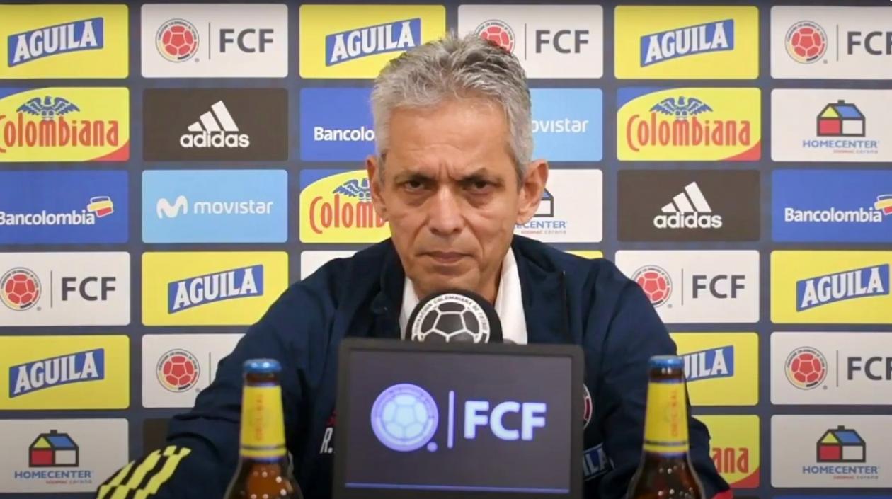 Reinaldo Rueda, técnico colombiano de la Selección Chile. 
