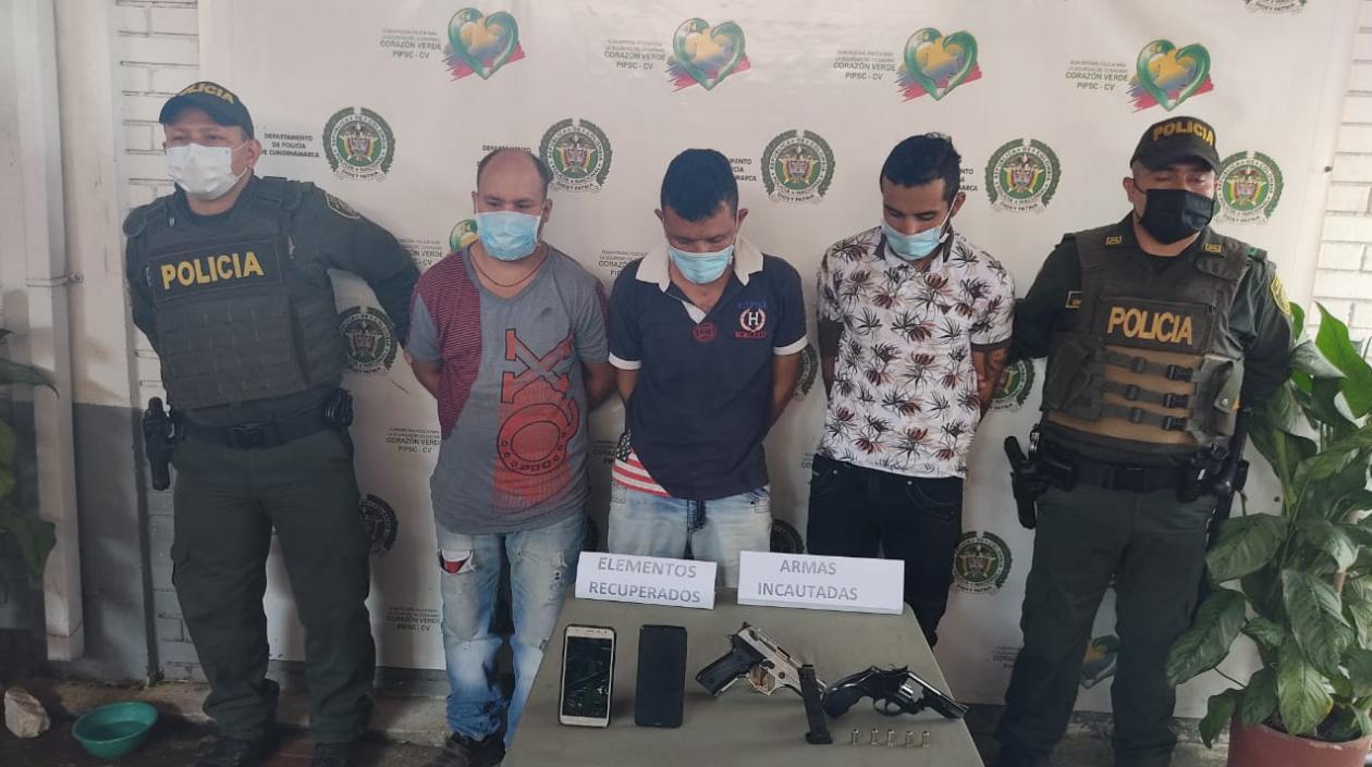 Capturados por los delitos de secuestro extorsivo agravado y hurto calificado y agravado. 