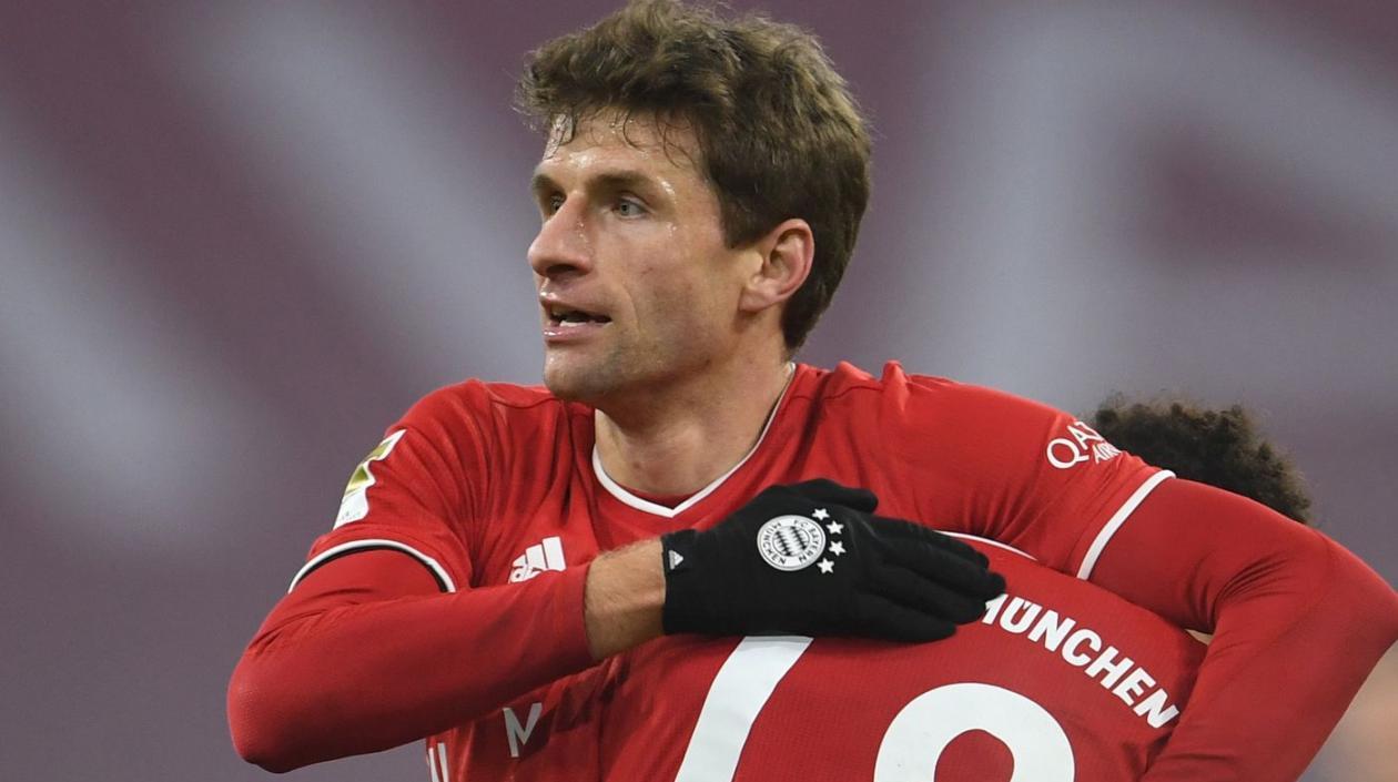 Thomas Müller, delantero alemán. 