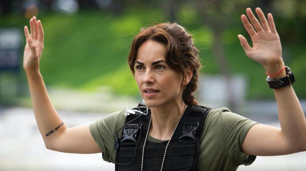 Barbara Mori, en su papel en "La negociadora".