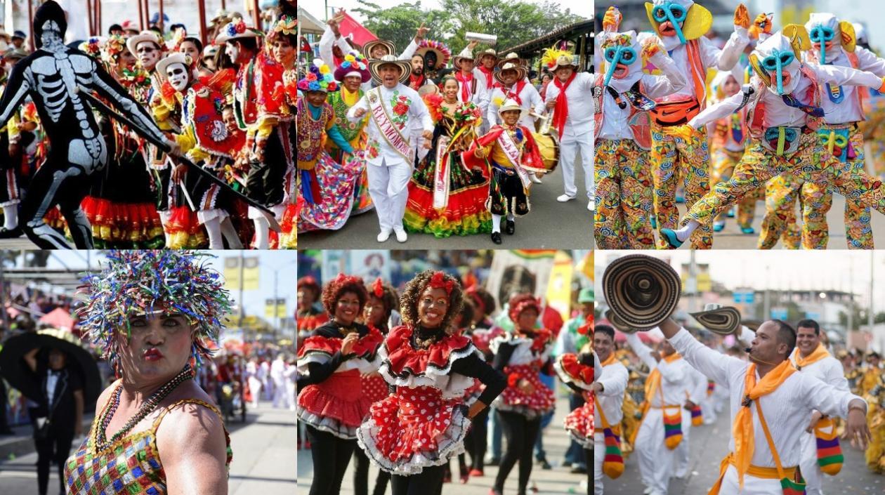 Algunos de los disfraces.