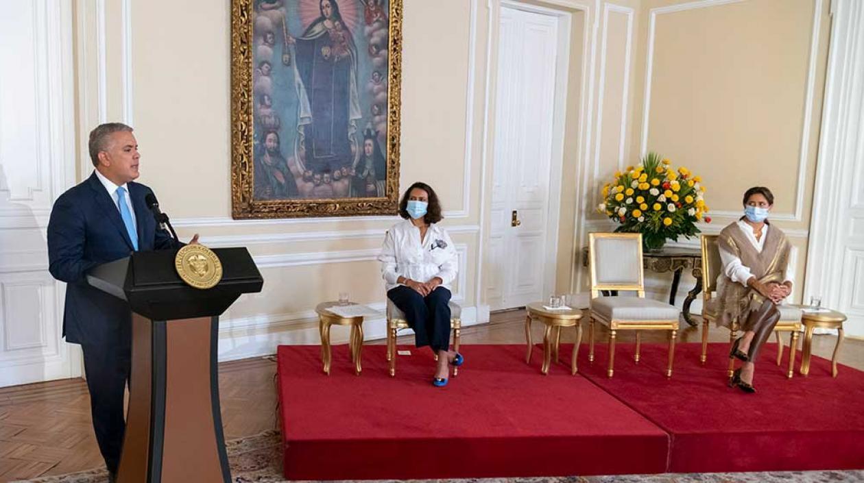 El Presidente de la República, Iván Duque.