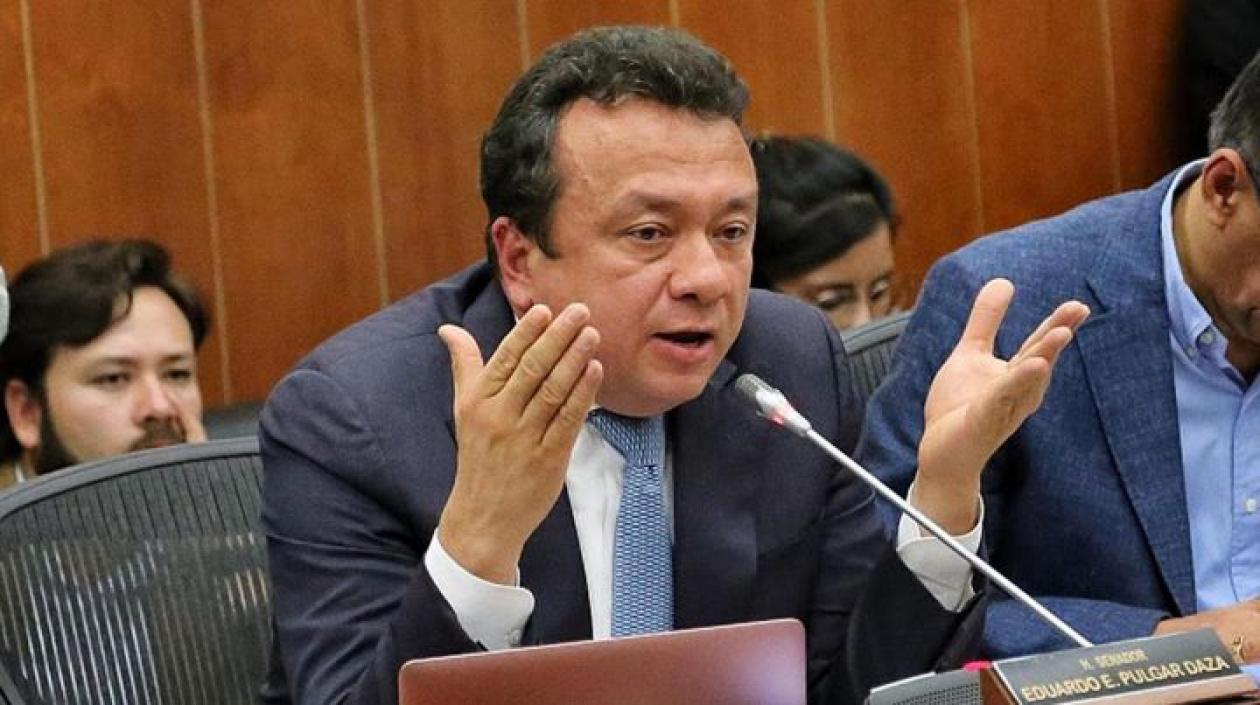 El Senador Eduardo Pulgar.