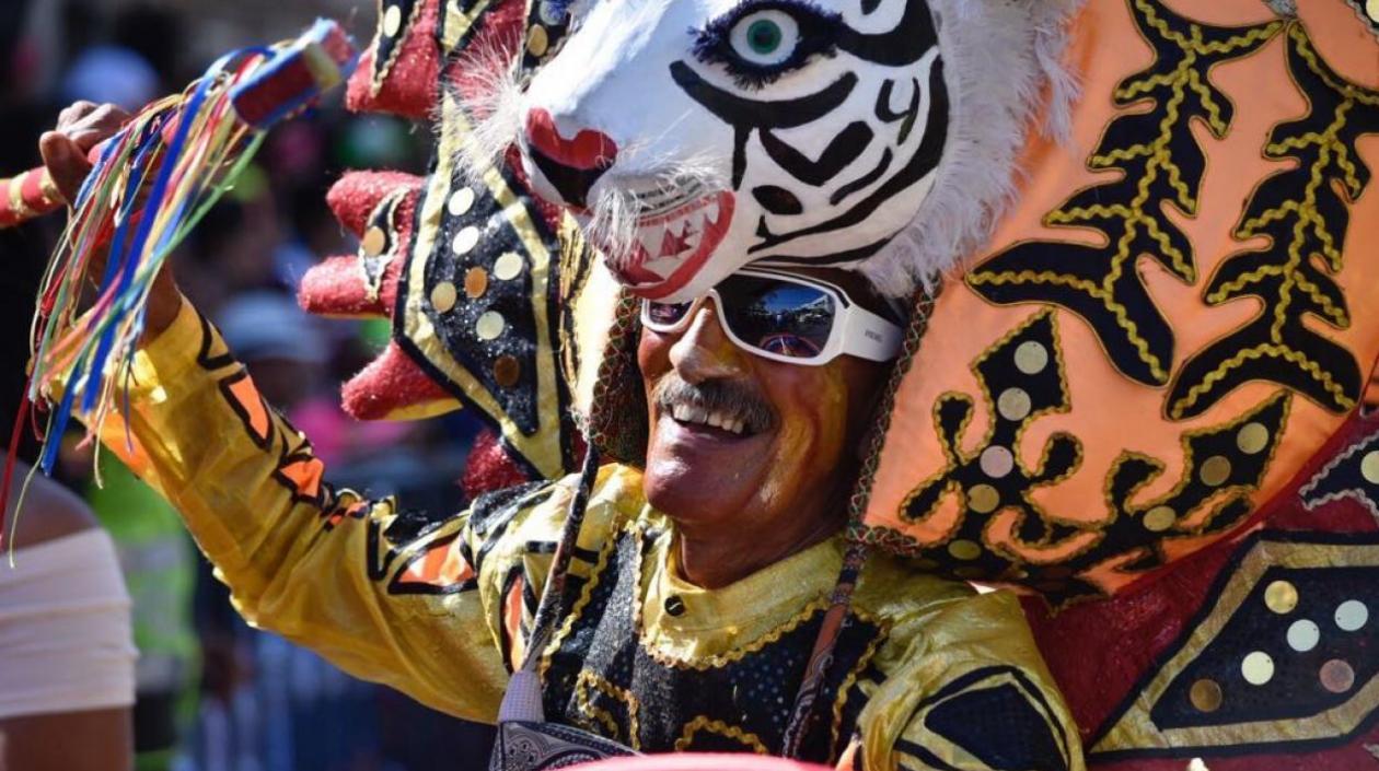 Disfraz de Roberto Muñoz en el Carnaval de la 44.