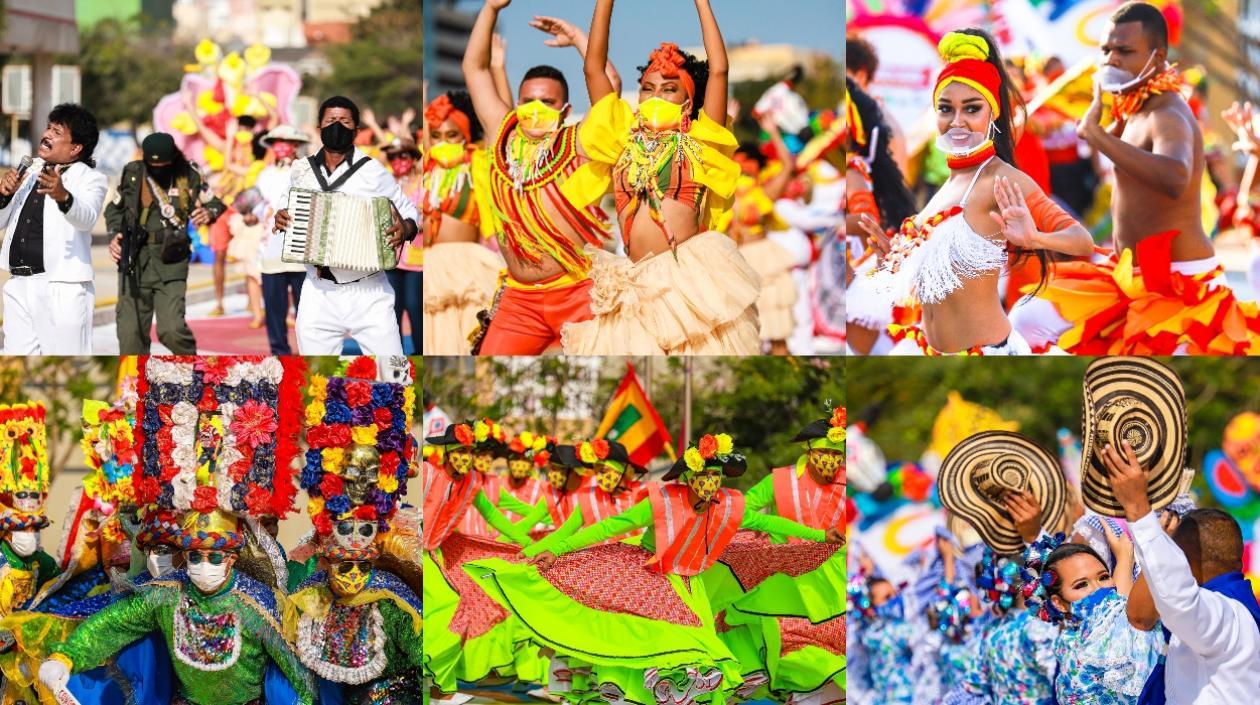 Imágenes de los grupos.