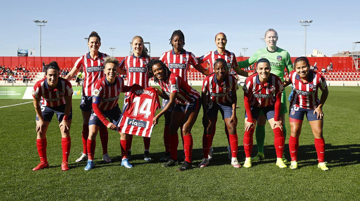 Leicy Santos fue inicialista con las 'colchoneras'. 