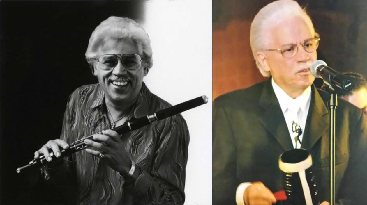 Dos momentos de Johnny Pacheco en su trayectoria musical.