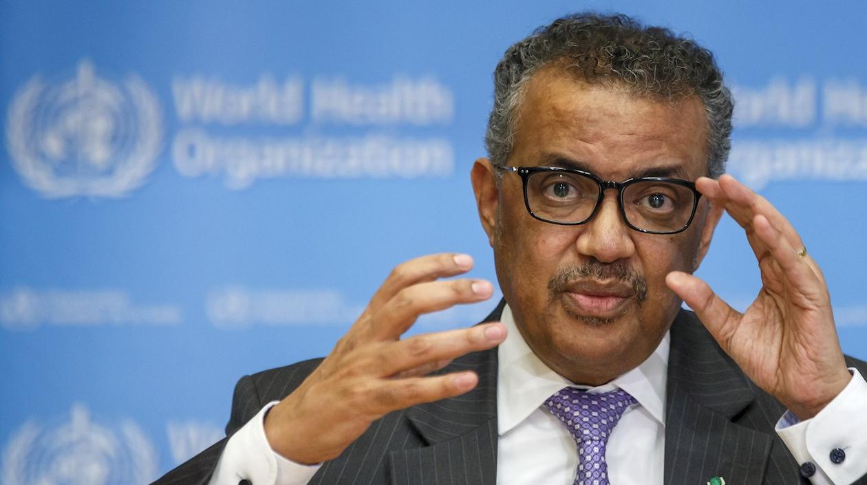 El director general de la OMS, Tedros Adhanom Ghebreyesus.