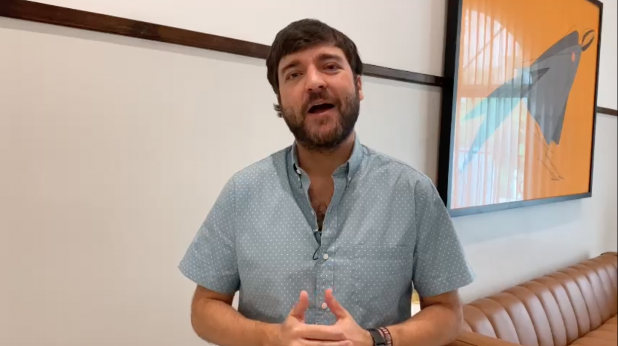 El Alcalde de Barranquilla, Jaime Pumarejo.