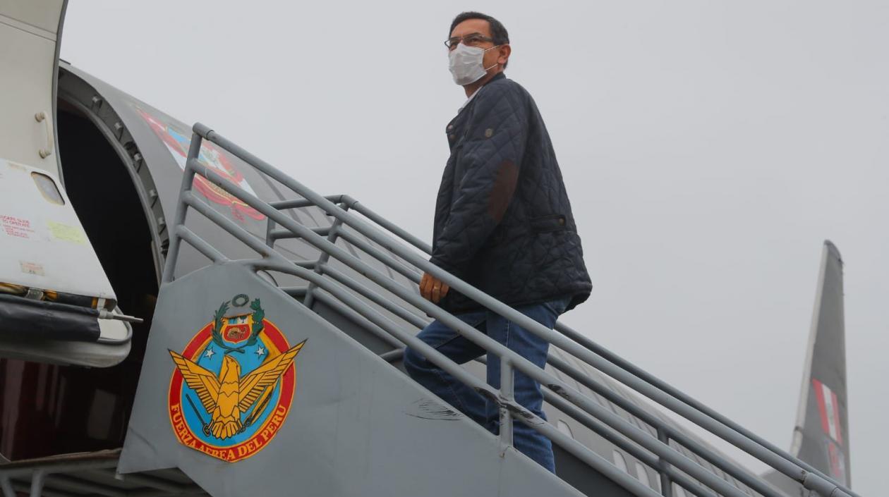 El expresidente de Perú, Martín Vizcarra.