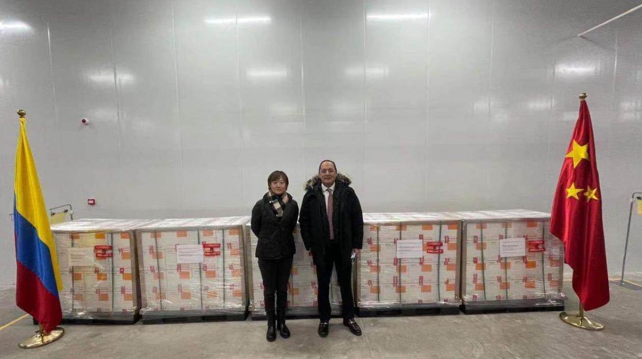 Vacunas de Sinovac para Colombia.