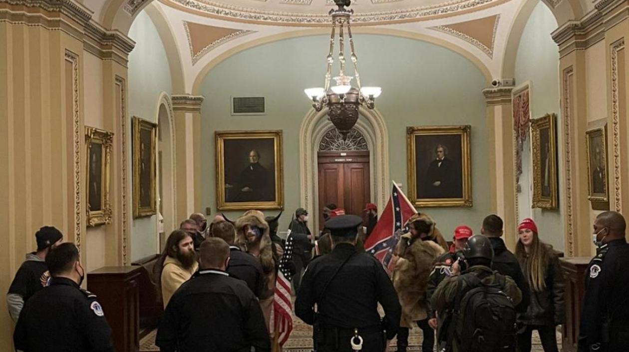 Imagen del asalto al Capitolio.
