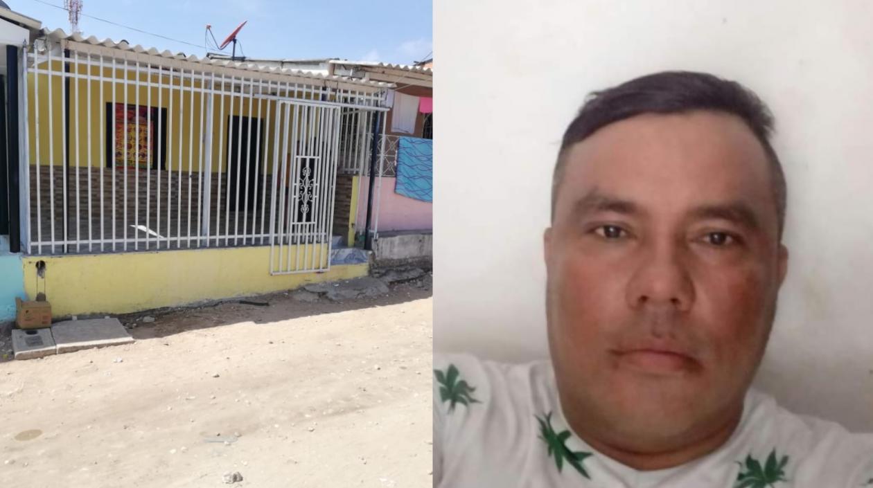 Erick Rafael Orozco Cabrera fue ultimado cuando reposaba el almuerzo en la terraza de esta vivienda. 