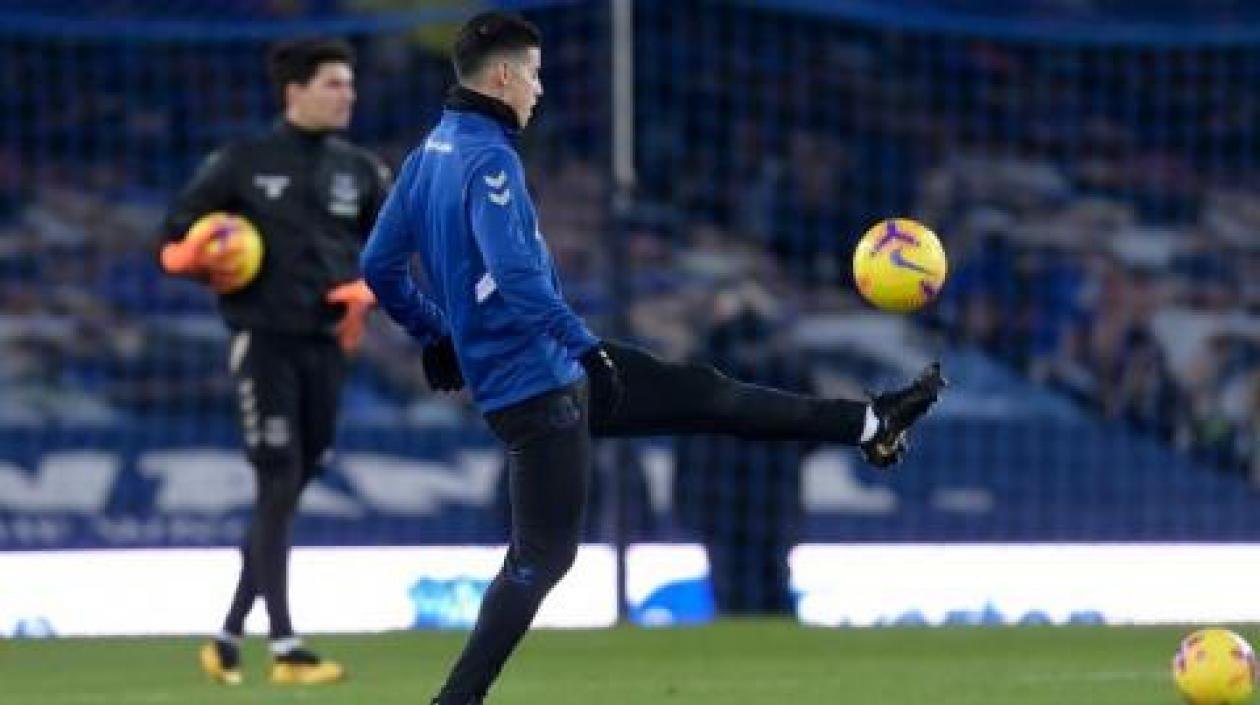 James Rodríguez, jugador colombiano. 