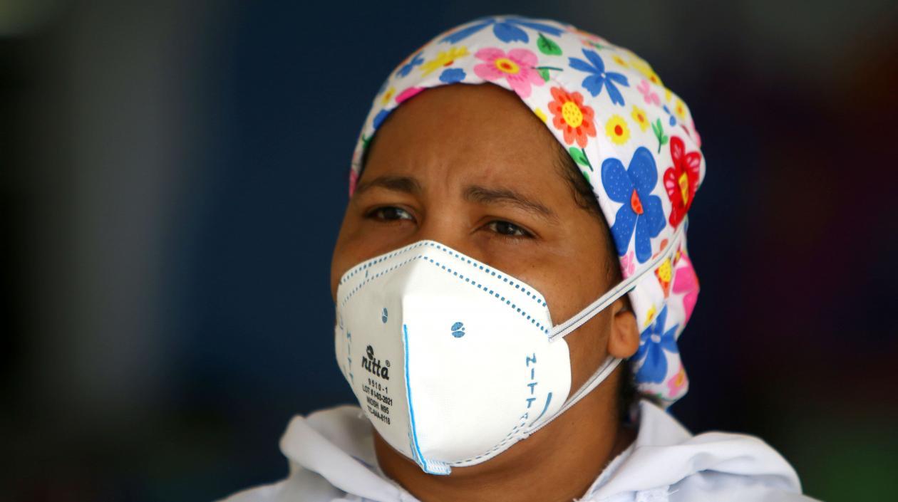 Una empleada del aseo del Adelita de Char