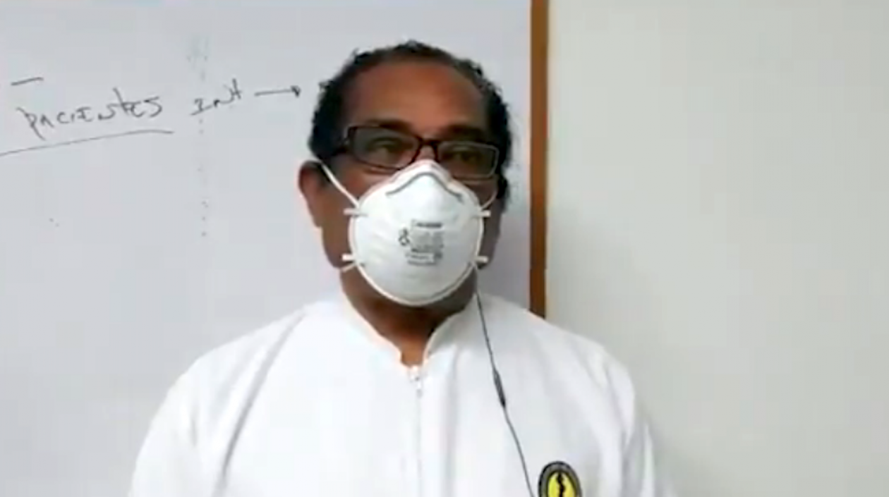 Juan Manuel Montes Farah, médico intensivista del Hospital Universitario del Caribe, será el primer vacunado en Cartagena.