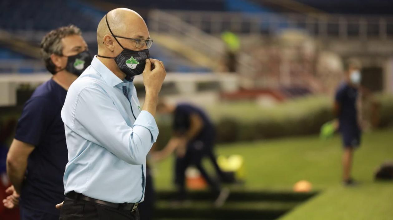 Alfredo Arias, técnico del Deportivo Cali.