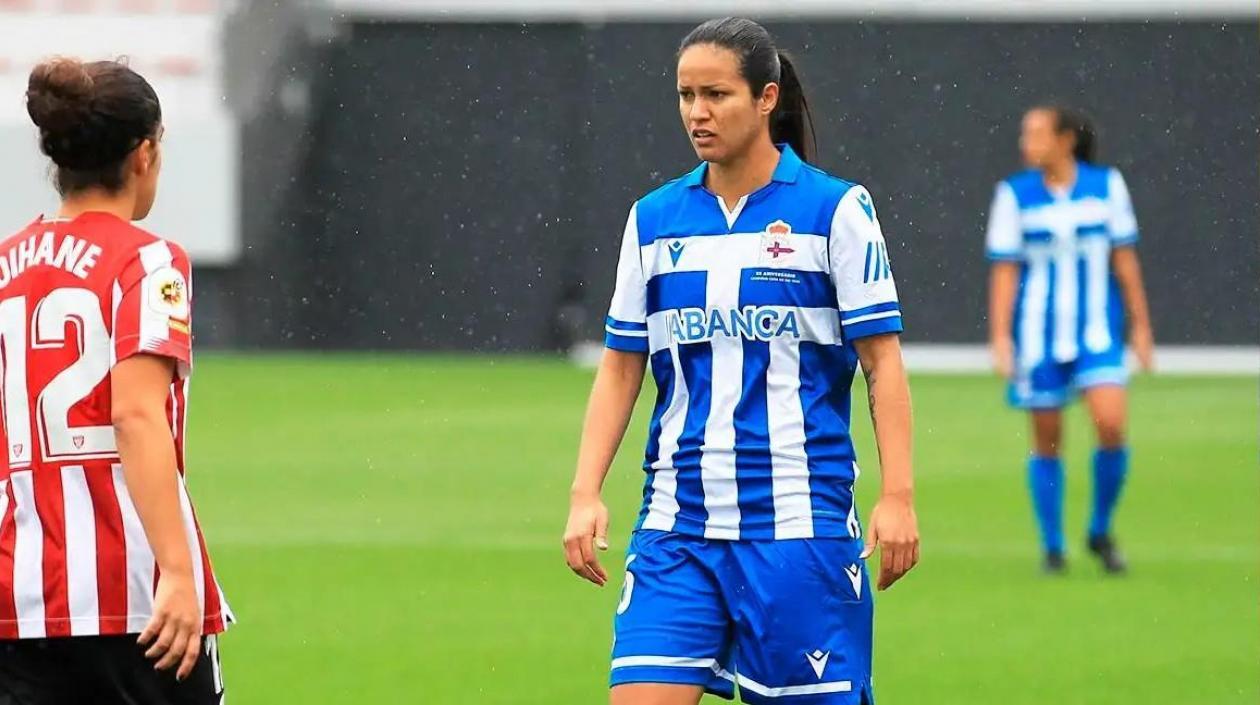 Lady Andrade, delantera colombiana. 