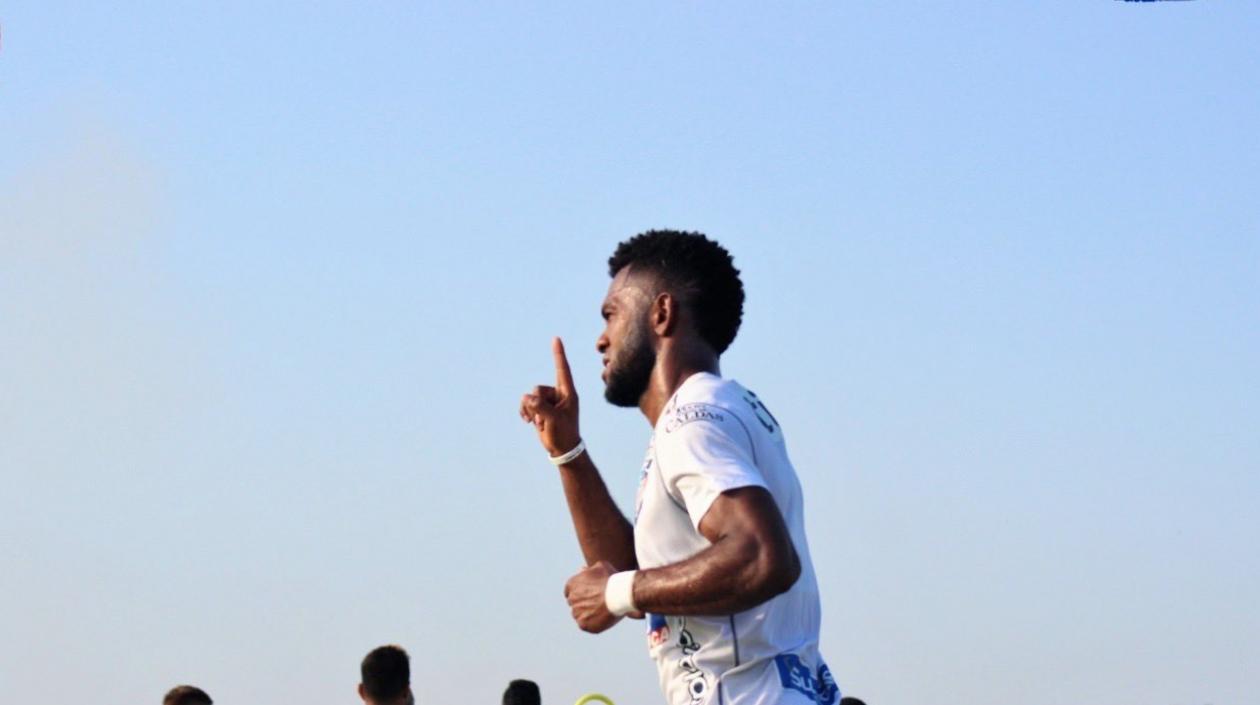 Miguel Ángel Borja, goleador de Junior. 