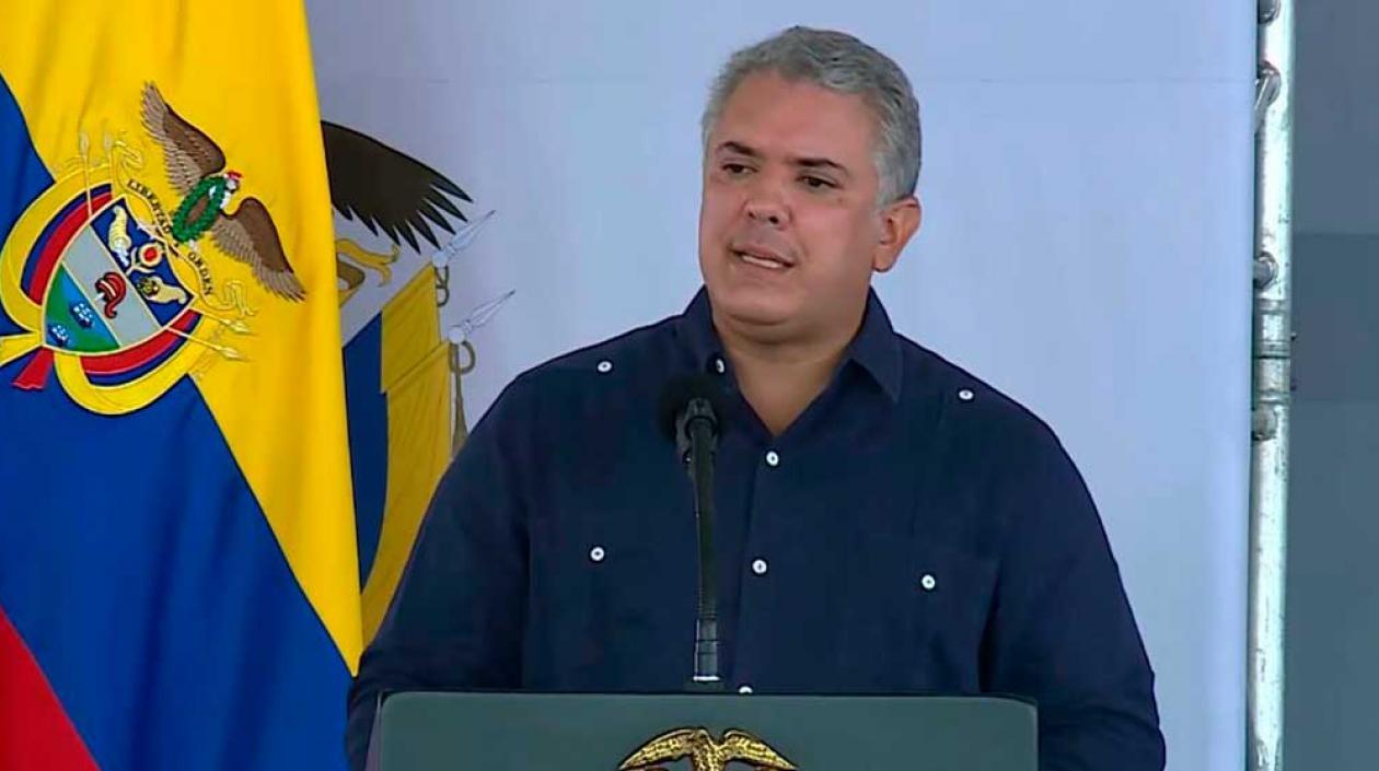 El Presidente de la República, Iván Duque.