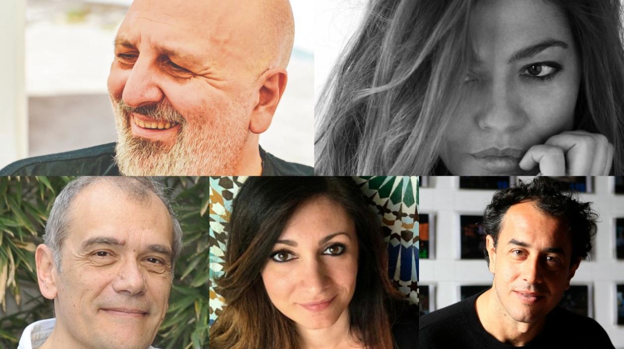 Los invitados italianos.