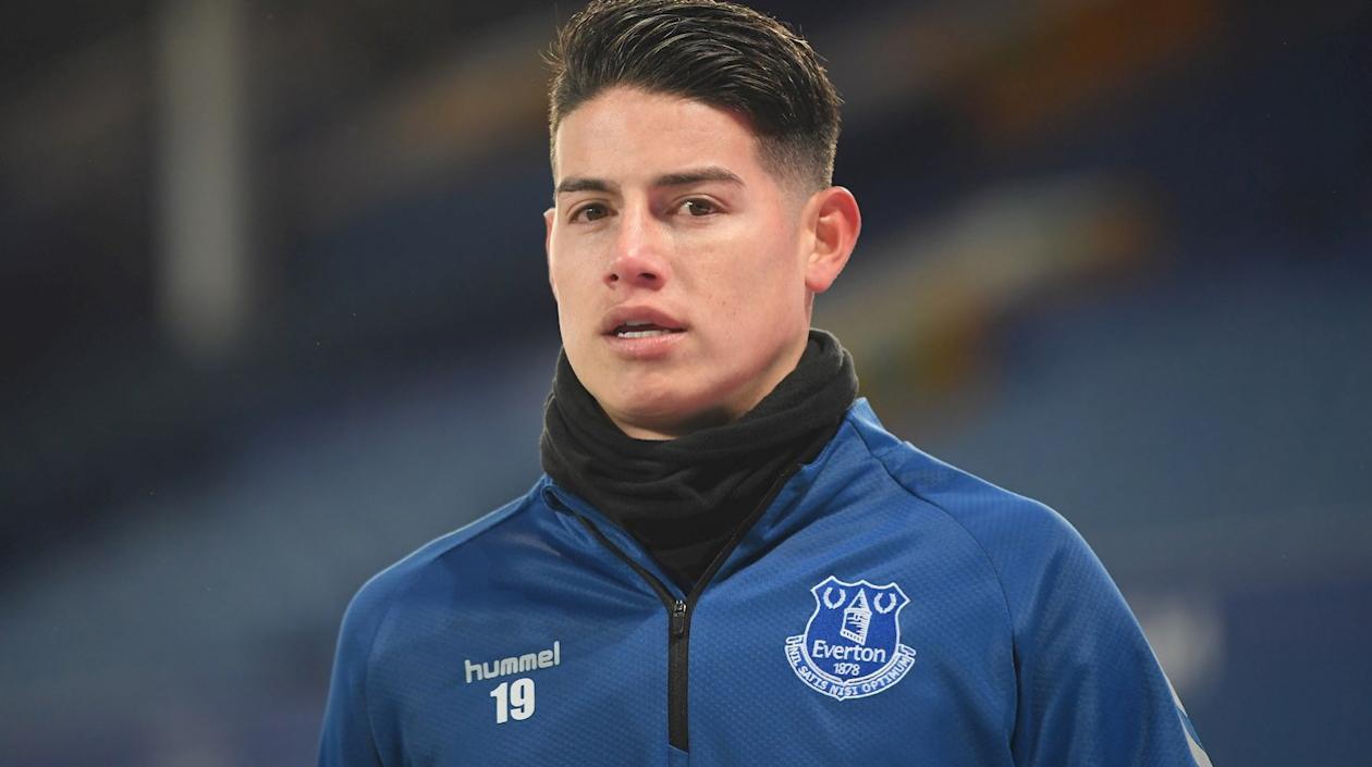 James Rodríguez, jugador colombiano. 