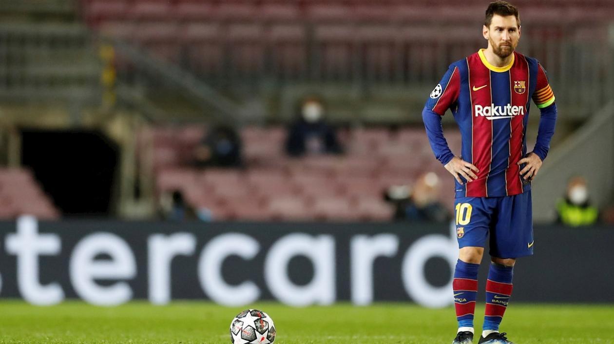 Lionel Messi, delantero argentino. 