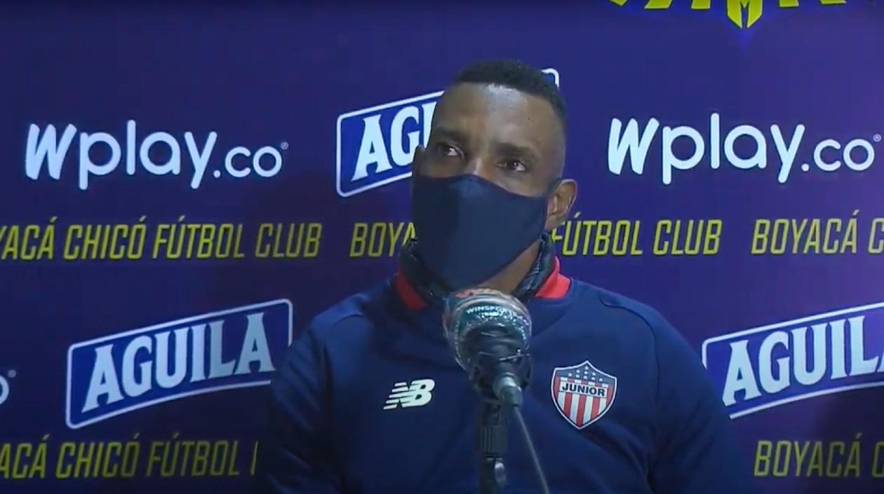 Luis Amaranto Perea, técnico de Junior. 