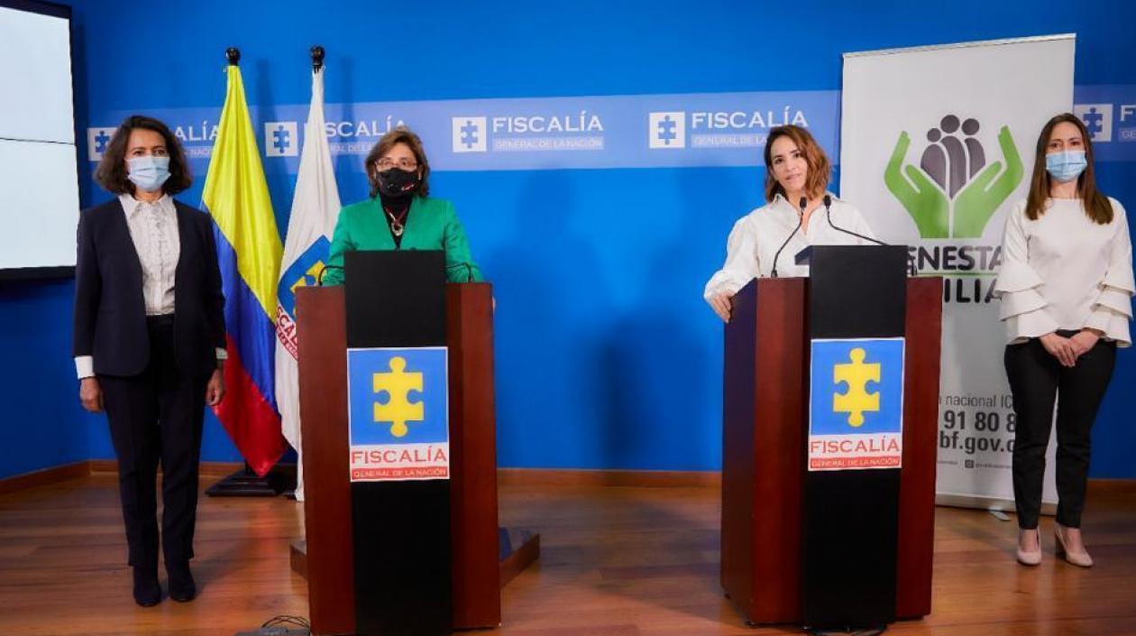 Directora del ICBF en la Fiscalía.