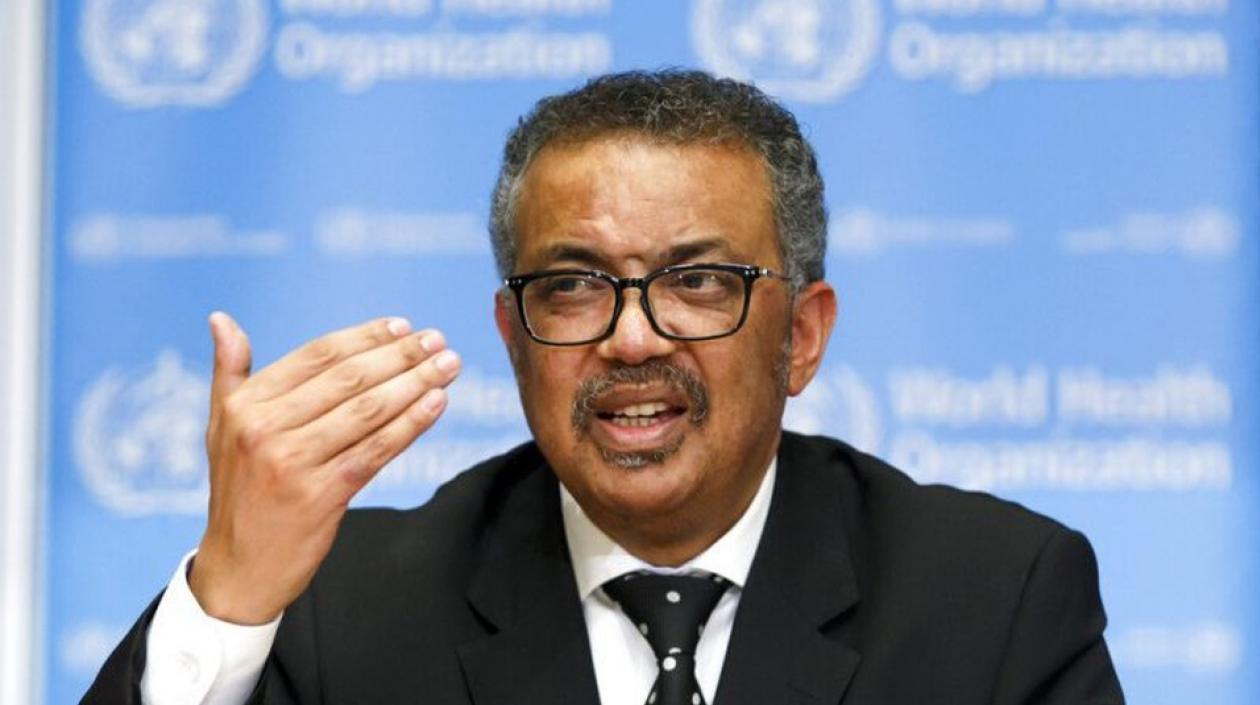 El director general de la OMS, Tedros Adhanom Ghebreyesus.