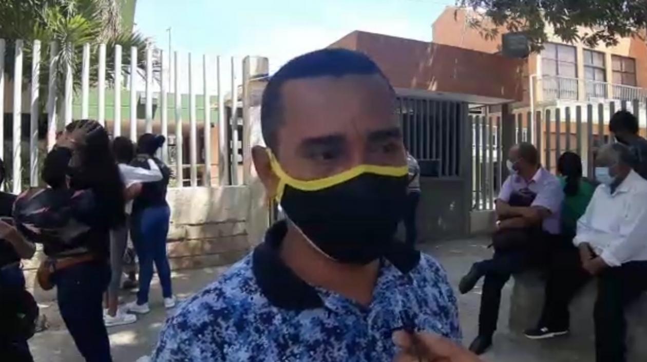 John Jairo Armesto, hermano de la víctima. 