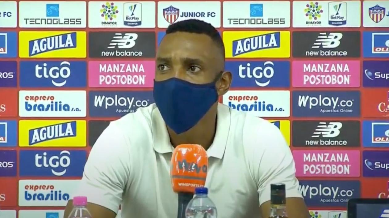 Luis Amaranto Perea, DT del Junior.