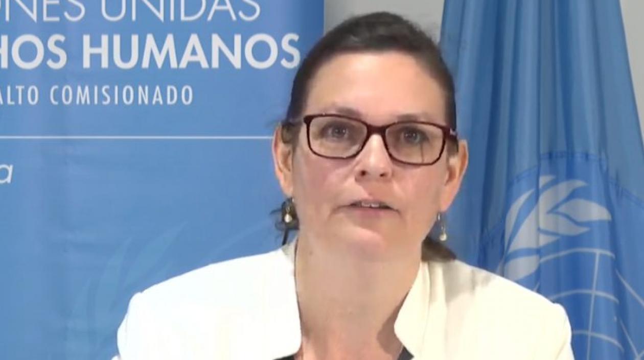 La Alta Comisionada de la ONU, Juliette de Rivero.