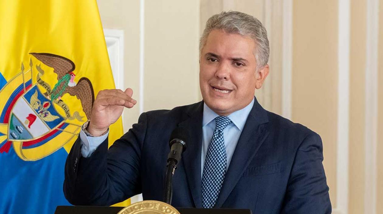 El Presidente de la República, Iván Duque.