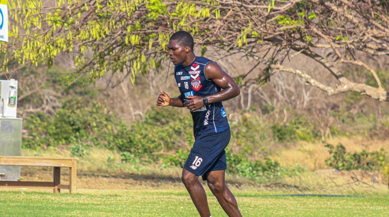 Germán Mera, defensa de Junior. 