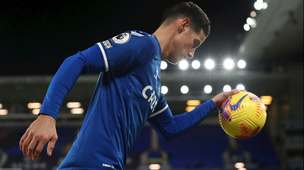 James Rodríguez, jugador colombiano. 