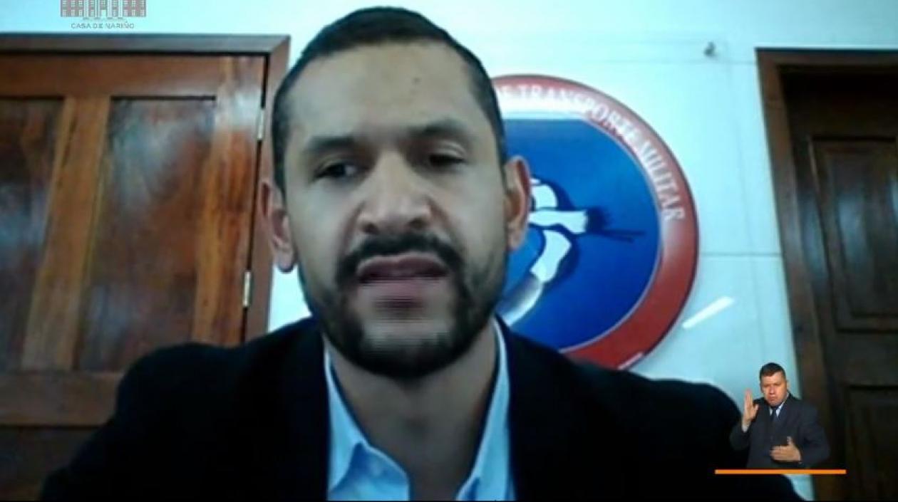 El Ministro del Interior, Daniel Palacios Martínez