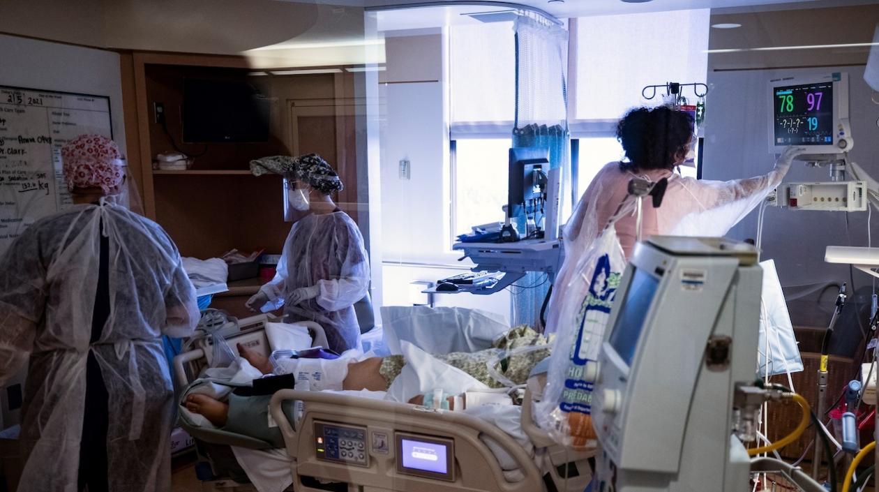 Unidad de Cuidados Intensivos para Covid-19.
