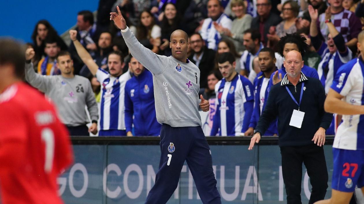 Alfredo Quintana, portero de balonmano del Porto. 