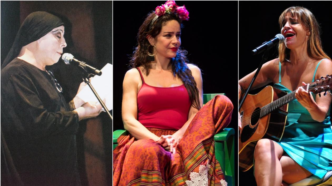 Algunos de los protagonistas del primer día del Carnaval de las Artes 2021.