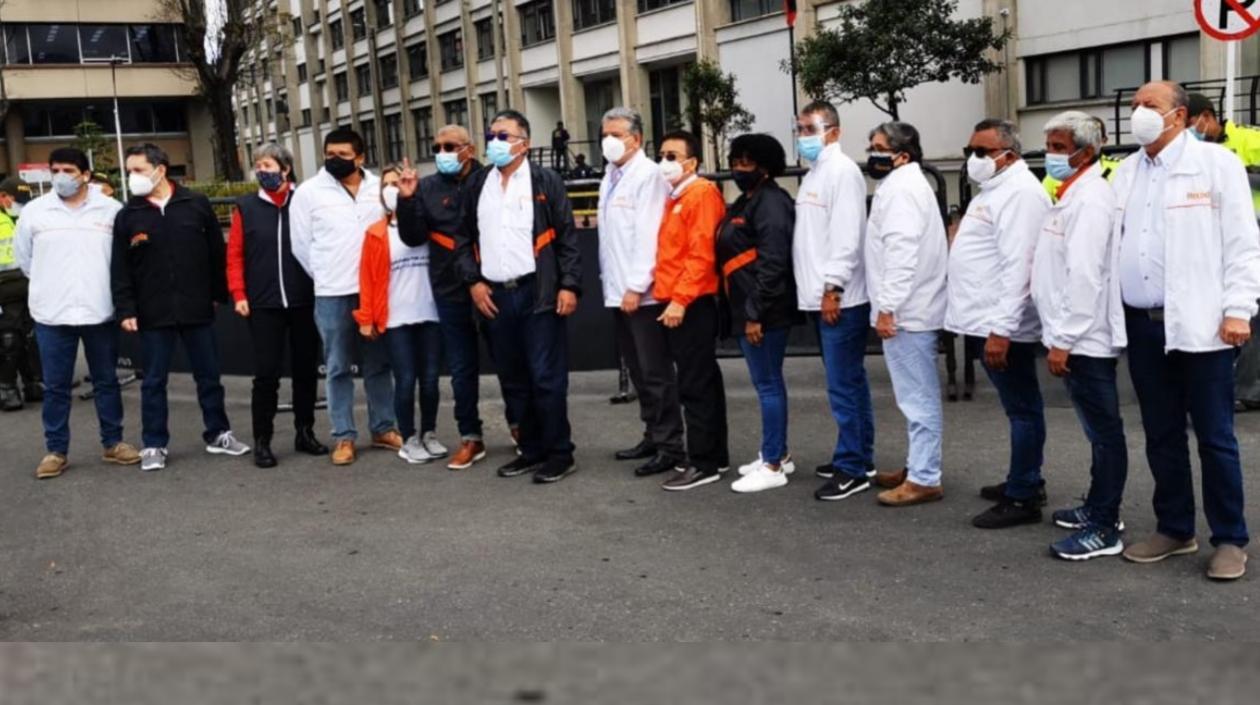 Comité Ejecutivo de Fecode en el Ministerio de Educación Nacional.