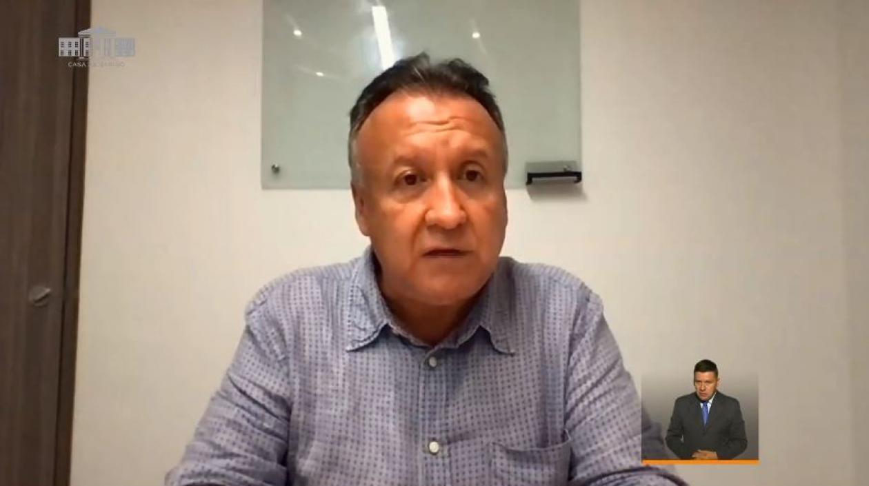 Luis Alexander Moscoso, Viceministro de Salud.